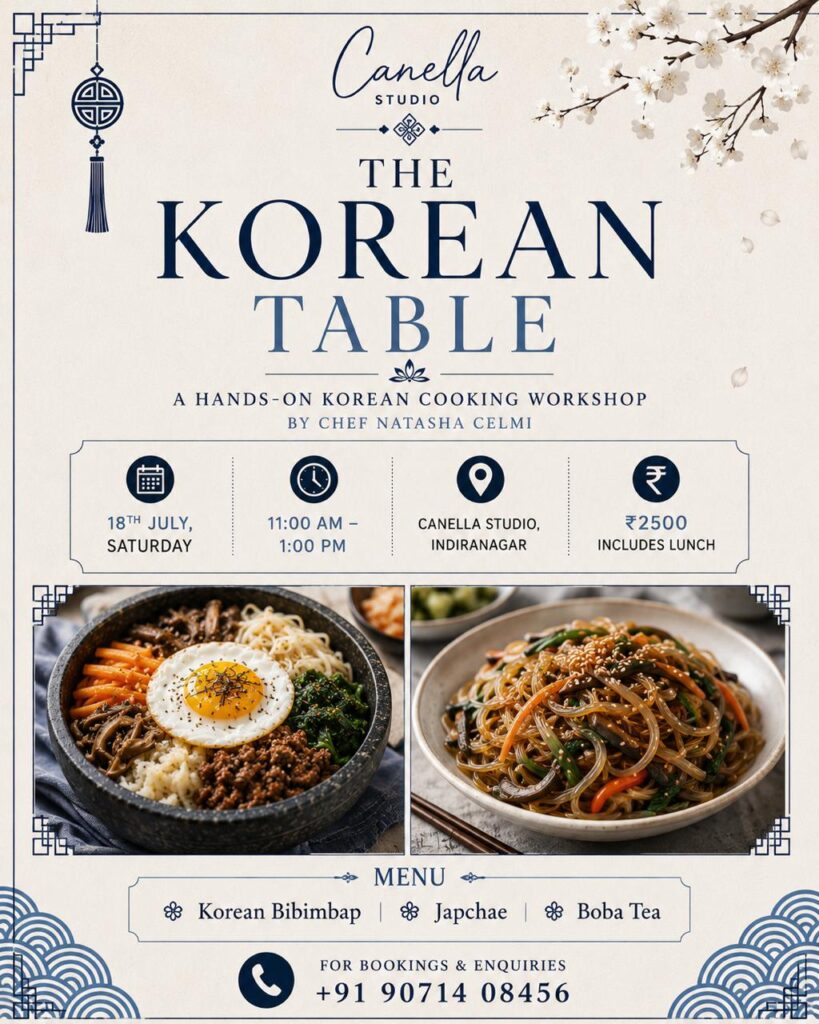 Korean Cooking Workshop in Bangalore: Discover the Flavours of Korea